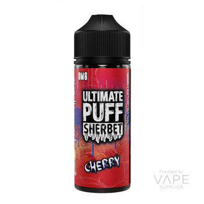 cherry 100ml shortfill ultimate puff sherbet