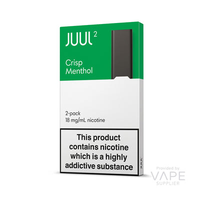 JUUL 2 Crisp Menthol 18mg Pods 2 Pack