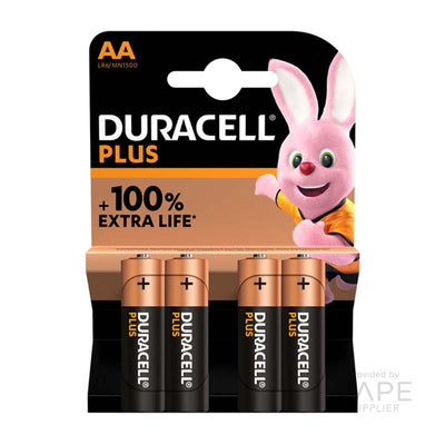 Duracell Plus/Power Boost AA 4 Packs