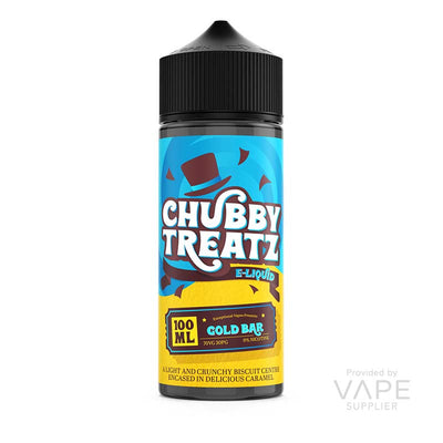 chubby treatz gold bar 100ml shortfill