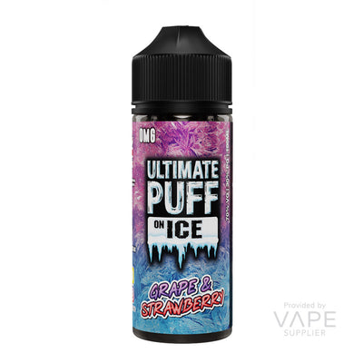 grape strawberry ultimate puff on ice 100ml shortfill