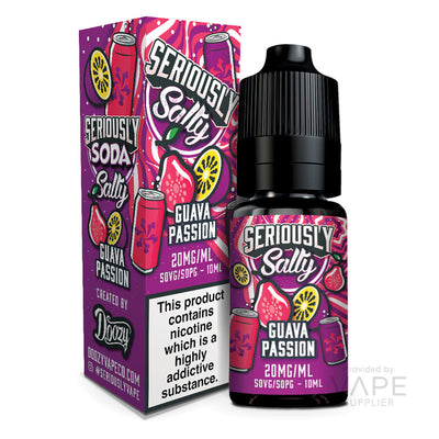 Seriously Soda by Doozy Vape Co Guava Passion Nic Salt