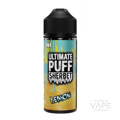 lemon 100ml shortfill ultimate puff sherbet