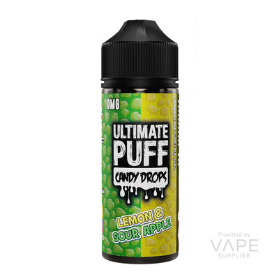 lemon sour apple ultimate puff candy drops 100ml shortfill