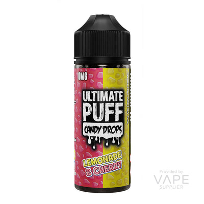 lemonade cherry ultimate puff candy drops 100ml shortfill