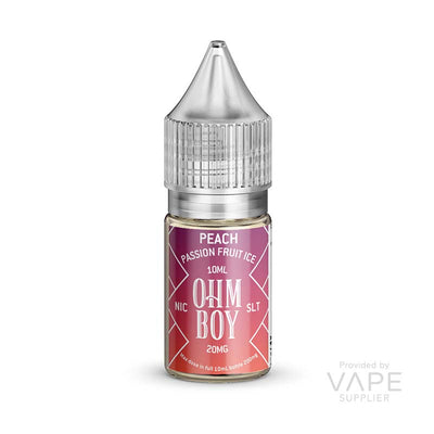 Ohm Boy SLT Bar Edition Peach Passionfruit Ice Nic Salts