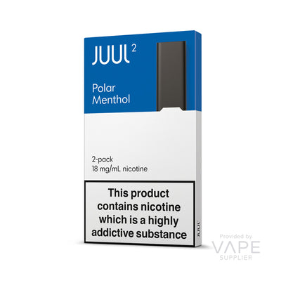 JUUL 2 Polar Menthol 18mg Pods 2 Pack