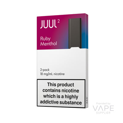 JUUL 2 Ruby Menthol 18mg Pods 2 Pack