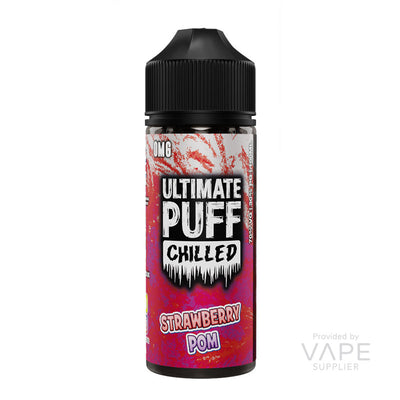 strawberry pom ultimate puff chilled 100ml shortfill