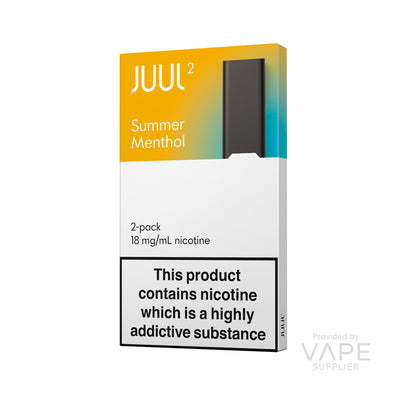 JUUL 2 Summer Menthol 18mg Pods 2 Pack